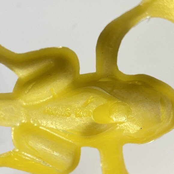 Vintage Hong Kong Plastic Toy Frogs Yellow and Blue 1970s - Picture 6 of 7